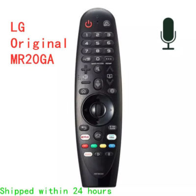 LGเดิมMR20GA รีโมททีวี Voice Magic RemoteสำหรับLG 2020สมาร์ททีวีNANO9 NANO8 2020 LG Megic Remote แอลจี เมจิกรีโมท ThinQ® AI สำหรับ SMART ปี2020 (*กล่องแดงกล่องศูนย์*) รองรับการส