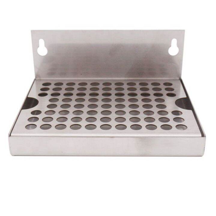 Wall Mount Beer Drip Tray No Drain 304 Stainless Steel Homebrew Kegging