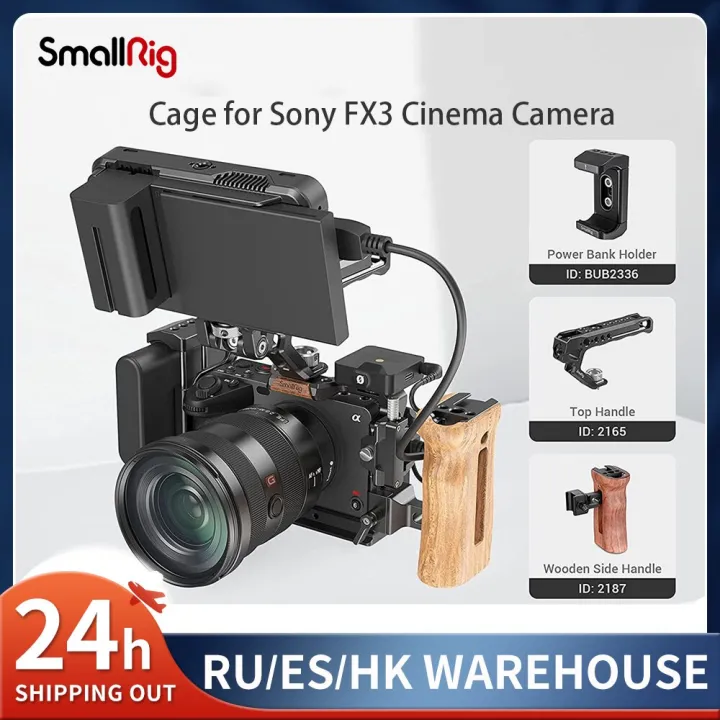 Smallrig Sony Fx3 Full Camera Cage Rig Kit With Cable Clamp Cold Shoe ...