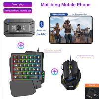 M1 Pro Mobile Controller Gaming Keyboard Mouse Converter BT V5.0อะแดปเตอร์ที่ตั้งโปรแกรมได้รองรับระบบ IOS Android