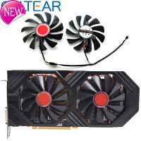 พัดลมการ์ดเย็นการ์ดจอ GPU RX590 CF1010U12S FDC10U12S9-C ขนาด95มม. สำหรับ XFX RX 590/580 VGA ระบายความร้อนการ์ดวิดิโอใหม่2ชิ้น/เซ็ต