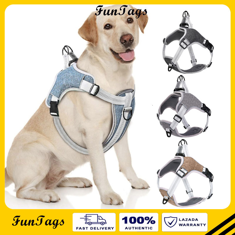 Adjustable harness for dog Reflective dog harness Waterproof dog harness Cotton harness for dogs Comfortable dog harness no pull