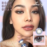 ?Rose gold สีเทา (Gray) ลักซี่เลนส์ Luxzy lens คอนแทคเลนส์ Contactlens