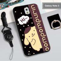 สำหรับ Samsung Galaxy Note 3 (N9000) ป้องกัน 3 ใน 1 เคสโทรศัพท์ซิลิโคน TPU แบบนิ่ม Matte ฝาครอบโทรศัพท์,เคสโทรศัพท์ซัมซุงพร้อมฟรีเชือกผู้ถือแหวน