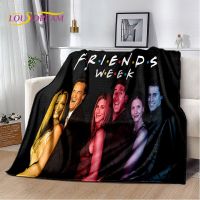 HD Friends TV Show 3D Printing Soft Plush Blanket, ผ้าห่มลินินห้องนั่งเล่นผ้าห่มห้องนอนโซฟาปลอกปิกนิก