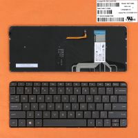 new US QWERTY Keyboard For HP 13 v151nr 13 v101dx 13 v111dx Keyboard US BACKLIT Brown