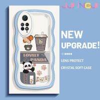 Jlingji เคสสำหรับ Xiaomi Redmi Note 11 Pro Note 5G 11e Pro,เคสการ์ตูนน่ารักลายคลื่นแพนด้าแบบดั้งเดิมขอบซิลิโคนของเหลวแบบนิ่มเคสโทรศัพท์คลุมทั้งหมดตัวปกป้องกล้องถ่ายรูปเลนส์เคสฝาหลังเคสนิ่ม