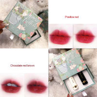 VONGEE Meow Meow Lipstick Set Matte Oil-control Easy To Wear Lip Gloss White Student A Box Of Net Red Same Cheap Lips Makeup