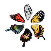 10pcs Colorful Beautiful Butterfly Wings Flat Acrylic Pendants Plate Jewelry Accessories Handmades Fashion For DIY Earrings DIY accessories and others