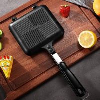 Sandwich without double-sided toast grilled gas bread dipping plate mold frying pan clamp pot energy-saving and durable breakfast household