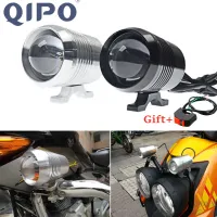 QIPO สากลรถจักรยานยนต์ไฟหน้า U2 30วัตต์3500lm ไฟต่ำสูงแฟลช LED ขับรถจุด Laster หัวหลอดไฟโคมไฟ6000พัน