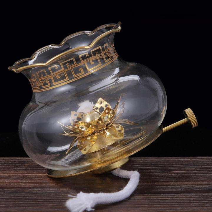 Delicacy Kitchen Vintage Style Butter Lamp Wick Holder Without Wick