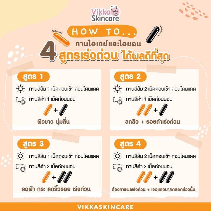 kvkxthailand-กระปุกละ-50-เม็ด-iyon-plus-1-กระปุก-i-day-1-กระปุก-วิตามินผิว-กันแดดกิน-ช่วยผิวกระจ่างใส-ป้องกันผิวคล้ำ