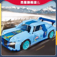 Jiexing 92013 New Technology Building Blocks Small Particle Assembled Toys Older Children Assemble Pull Back Car toys