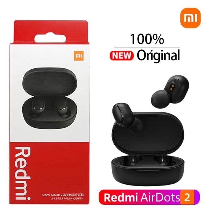 Xiaomi Redmi Airdots 2 Earphones Mi Original Xiaomi True Wireless Headphones Bluetooth Air Dots 8090