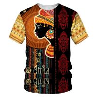 African Harajuku Mens T-shirt Summer Leisure O-neck Oversized Short Sleeve Fashion Trend Vintage Clothes Streetwear Hip Hop Tee