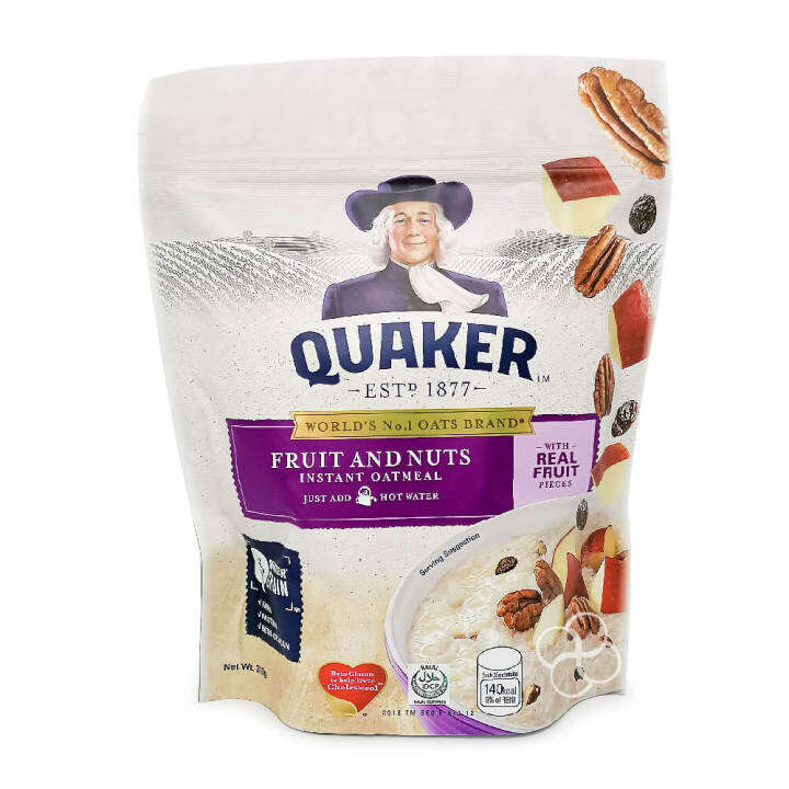 Quaker Fruit and Nuts Instant Oatmeal 350g Lazada PH