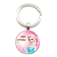 [COD] สินค้าใหม่ Frozen Aisha Princess Time Gem พวงกุญแจพวงกุญแจโลหะจี้ของขวัญเด็ก