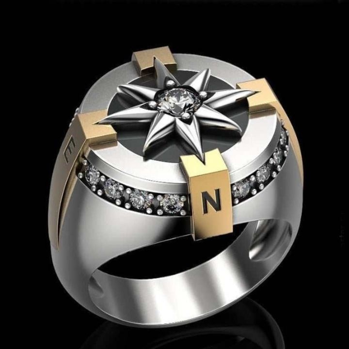 อุปกรณ์เสริมข้ามพรมแดนแหวนวงกลมเพชรขนาดเล็กดอกทานตะวันแหวนดีไซน์สวยผู้ผลิตขาย