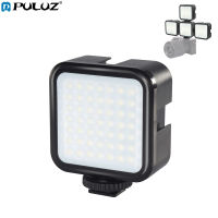 Puluz 49 LED 3W วิดีโอประกบไฟสำหรับกล้องถ่ายวิดีโอกล้อง / วิดีโอ (สีดำ) (Ready Stock)