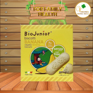Bánh ăn dặm hữu cơ cho bé vị chuối Bio Junior 100g Từ 7 tháng tuổi