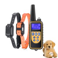 Waterproof Dog With Anti-Barking Remote Electric Control Collar Collar Bark Rechargeable Dog Device Taser Training Pet