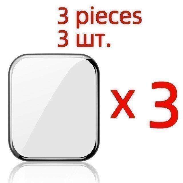 ร้อน-นาฬิกา-apple-3ชิ้นปกป้องหน้าจอสำหรับซีรีส์7-6-se-คลุมทั้งหมดสกรีนฟิล์มสำหรับ-apple-นาฬิกา7-6-5-45มม-44มม-41มม-ฟิล์มนาฬิกานาฬิกา