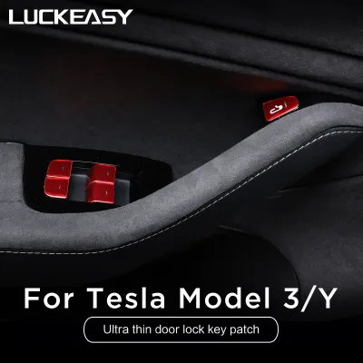 For Tesla Model 3 Model Y 2017-2022 Car Window switch button decoration sticker Door button Sticker model3 Interior Accessories