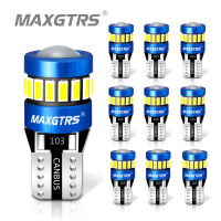 10Pcs W5W T10 LED Canbus Light Bulbs for Audi BMW VW Car Interior Dome Light Trunk Lamp Auto Lights Error Free 12V