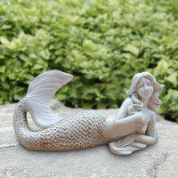 Resin Mermaid Sculpture Room Office Character Figurine Decoration Statues Home Wedding Ornament Statue Home Decoration