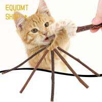 EQUOMT ไม้ฟันกรามแมวมิ้นท์สำหรับแมวไม้กัดของเล่นแมวเงินเพื่อคลายความเบื่อเพื่อคลายความเบื่อแบบอินเทอร์แอคทีฟ