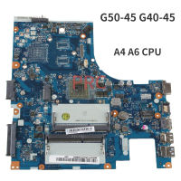 สำหรับ Lenovo Ideapad G40-45 G50-45เมนบอร์ดแล็ปท็อป ACLU5/ACLU6 NM-A281 A4 AMD A6 CPU เมนบอร์ดโน้ตบุ๊ค DDR3 5B20F77253