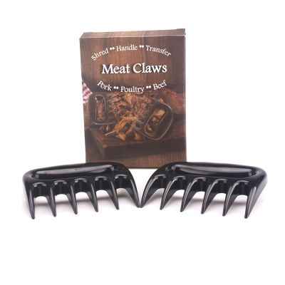 ℡ BBQ Fork Bear Claws Meat Forks Food Grade Manual Pull Meat Shred Pork Clamp Roasting Fork Clamp Roasting Fork Kitchen BBQ Tool