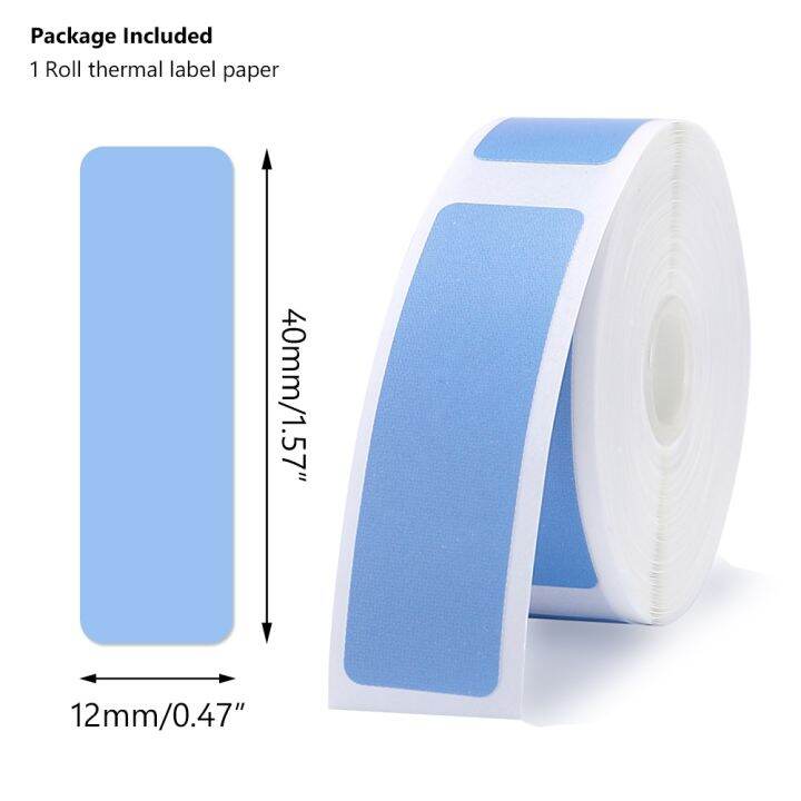 colorful-niimbot-d11-d110-d101-printing-label-12x30-12x40-15x30-15x50mm-for-niimbot-wireless-label-maker-waterproof-paper-rolls