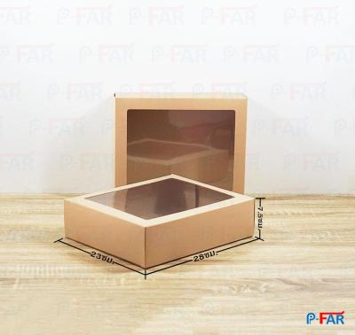 กล่องของขวัญ  กล่องใส่ของที่ระลึก กล่องใส่ของรับไหว้ กล่องใส่ของชำร่วย กล่องใส่เครื่องประดับ กล่องใส่ของขวัญ กล่องกระดาษ  กล่องอเนกประสงค์  No.8 ขนาด  23 x 28 x 7.5 cm. (50 ใบ)