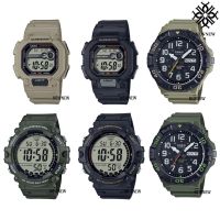 CASIO MILITARY ของแท้ประกันศุนย์1ปี AE-1500WHX-3 AE-1500WHX-1 W-737HX-1 W-737HX-5 MRW-210H-3 MRW-210H-5