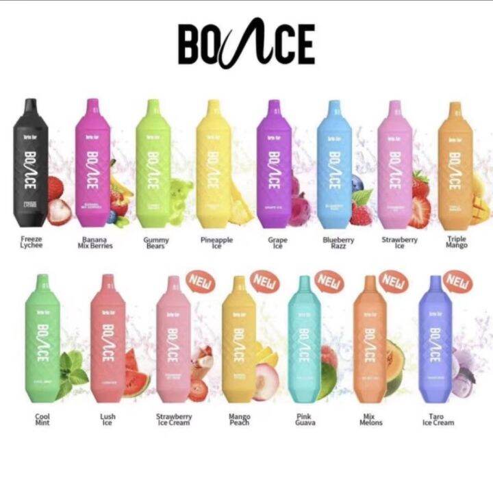 Bounce Turbo Bar 5000 puffs Rechargeable Disposable Pod Lazada PH