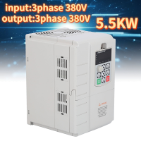 ไดรฟ์ความถี่ตัวแปร 3 เฟส Universal Inverter 3 ใน 3 Out Motor Converter VFD 380V