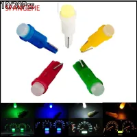 5FANGZHE 10/20pcs 12V 1 LED ลิ่ม เครื่องมือวัด ไฟแดชบอร์ด หลอดไฟภายในรถ รถยนต์