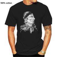 Printed Men T Shirt Cotton tShirt O-Neck Short-Sleeve Women T-Shirt Jacques Cousteau  8HG7