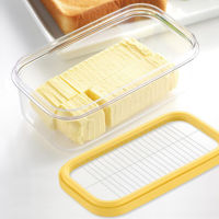 Butter Slicer Cutter with Sealed Lid 2 in 1 Butter Dish Butter Keeper Box Cheese Tank Container Food Storage Candy Box