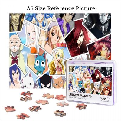 Fairy Tail 2 Wooden Jigsaw Puzzle 500 Pieces Educational Toy Painting Art Decor Decompression toys 500pcs