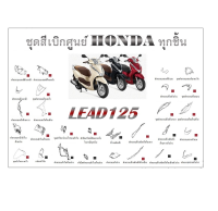 ชุดสี Lead 125 Honda ลีด สินค้าเบิกศูนย์ โดยตรง ศูนย์ฮอนด้า  ชุดสีลีด125 LEAD ระบุสีทางแชทพร้อมส่งรูปรถได้เลยค่ะ