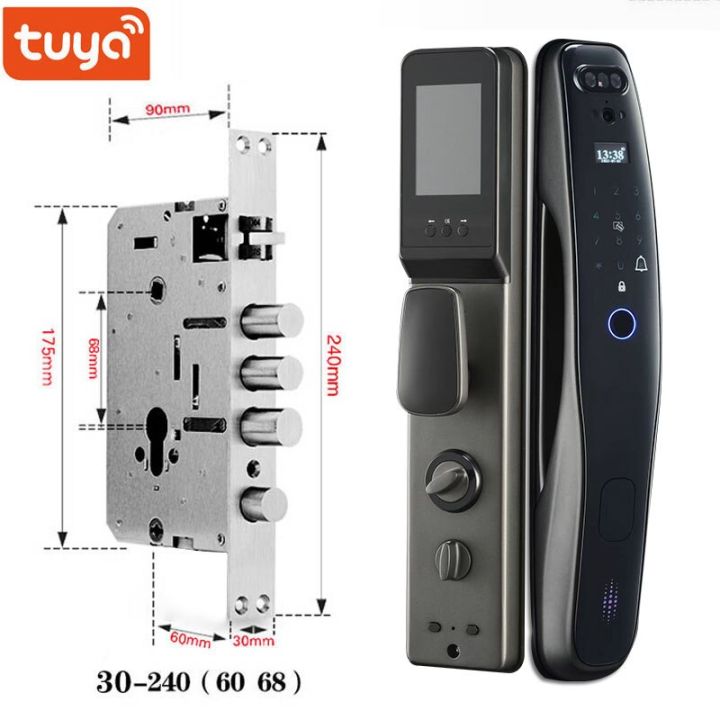 tuya-สมาร์ท3d-หน้าความปลอดภัยของประตูล็อคกล้อง-amp-ใบหน้ากุญแจอิเล็กทรอนิกส์ไบโอเมตริกซ์รหัสผ่านโดยใช้ลายนิ้วมืออัจฉริยะปลดล็อก-k8