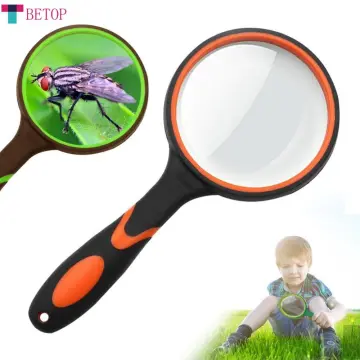 10X Magnifying Glass For Kids Seniors Handheld Reading Magnifier