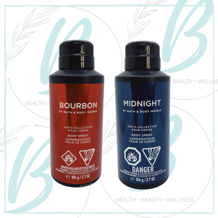 Bath and Body Works Men Fragrance Deodorizing Body Spray 104g / 3.7oz