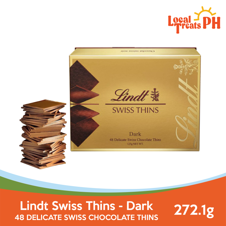Lindt Swiss Thins Dark Chocolate 125g Lazada PH