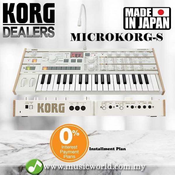 Korg microKORG S Synthesizer Keyboard Piano and Vocoder (MICROKORG