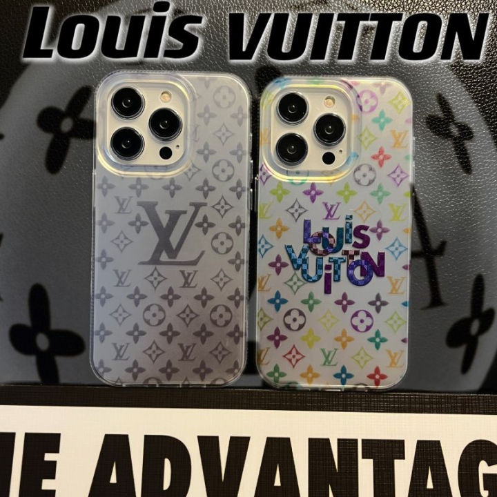 LOUIS VUITTON LV LOGO GRAY iPhone 14 Case Cover