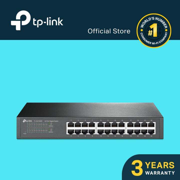TPLink TLSG1024D 24Port Gigabit Desktop/Rackmount Switch Network